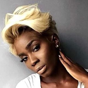 613 blonde pixie cut wig human hair wig lace frontal wig 13*6*1 lace front Tpart